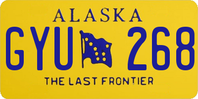AK license plate GYU268