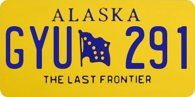 AK license plate GYU291