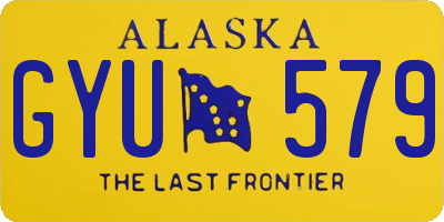 AK license plate GYU579