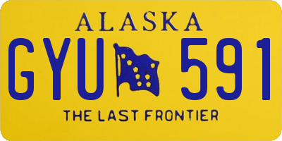 AK license plate GYU591