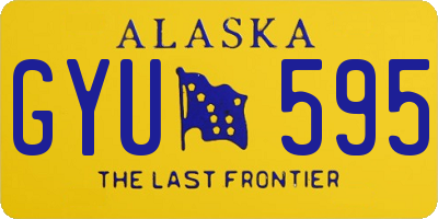 AK license plate GYU595