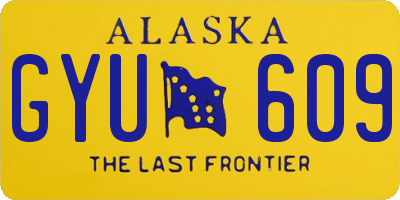 AK license plate GYU609