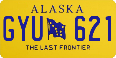 AK license plate GYU621
