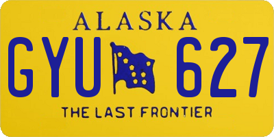 AK license plate GYU627
