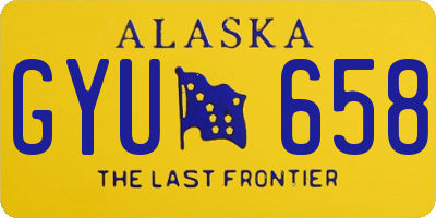 AK license plate GYU658