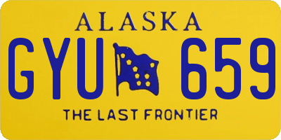 AK license plate GYU659