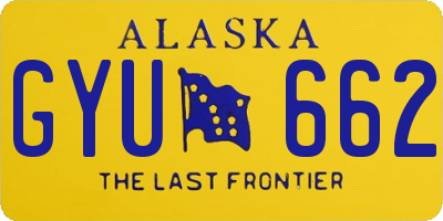 AK license plate GYU662