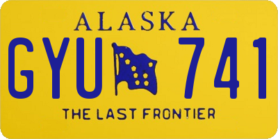 AK license plate GYU741
