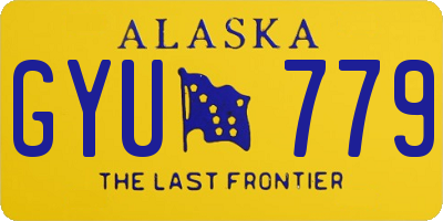 AK license plate GYU779