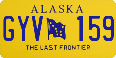 AK license plate GYV159