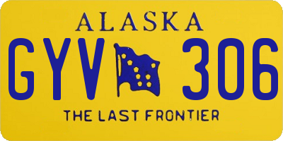 AK license plate GYV306