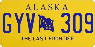 AK license plate GYV309