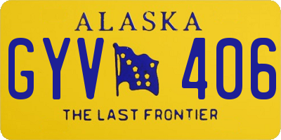 AK license plate GYV406