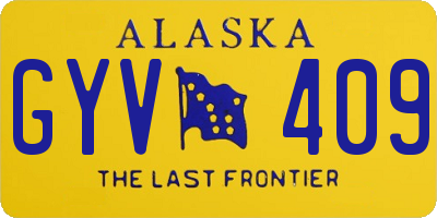 AK license plate GYV409