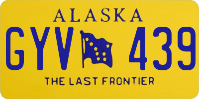 AK license plate GYV439