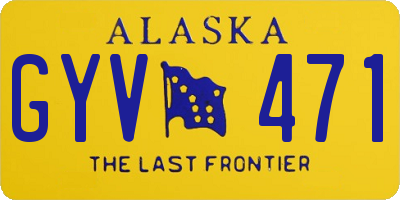 AK license plate GYV471