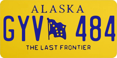 AK license plate GYV484