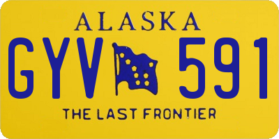 AK license plate GYV591