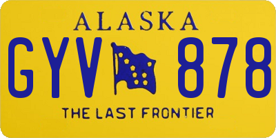 AK license plate GYV878