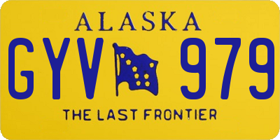 AK license plate GYV979
