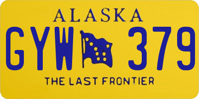 AK license plate GYW379