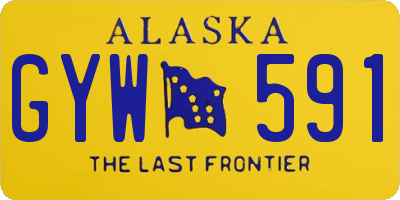 AK license plate GYW591