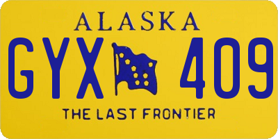 AK license plate GYX409