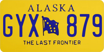AK license plate GYX879