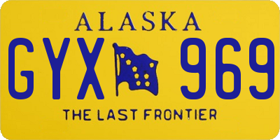 AK license plate GYX969
