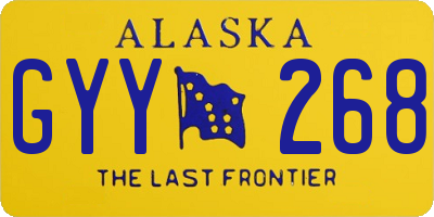AK license plate GYY268