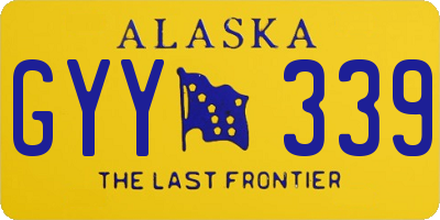 AK license plate GYY339