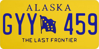 AK license plate GYY459