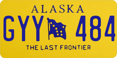 AK license plate GYY484