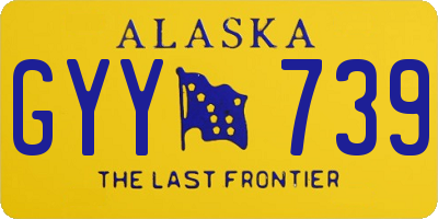 AK license plate GYY739