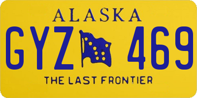 AK license plate GYZ469