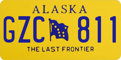 AK license plate GZC811