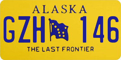 AK license plate GZH146