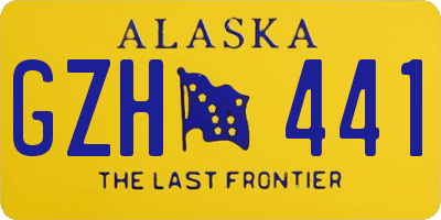 AK license plate GZH441