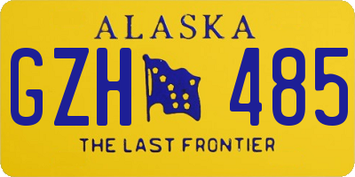 AK license plate GZH485