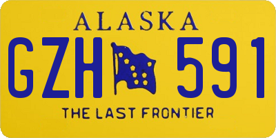 AK license plate GZH591
