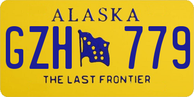 AK license plate GZH779