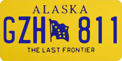 AK license plate GZH811