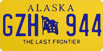 AK license plate GZH944