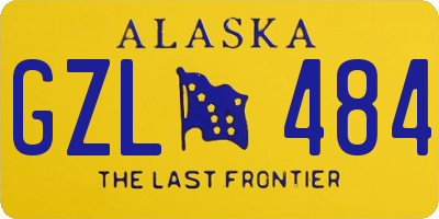 AK license plate GZL484