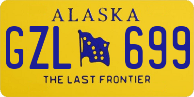 AK license plate GZL699