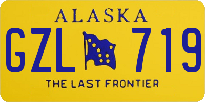 AK license plate GZL719