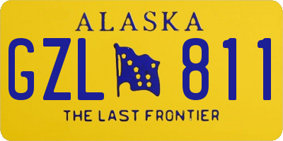 AK license plate GZL811