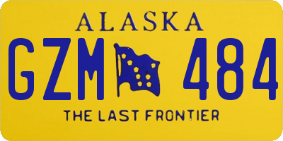 AK license plate GZM484