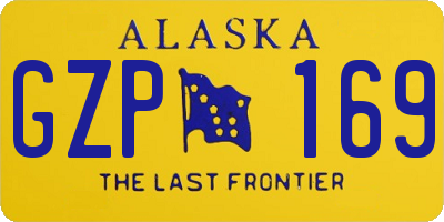 AK license plate GZP169