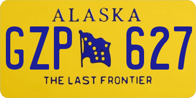 AK license plate GZP627